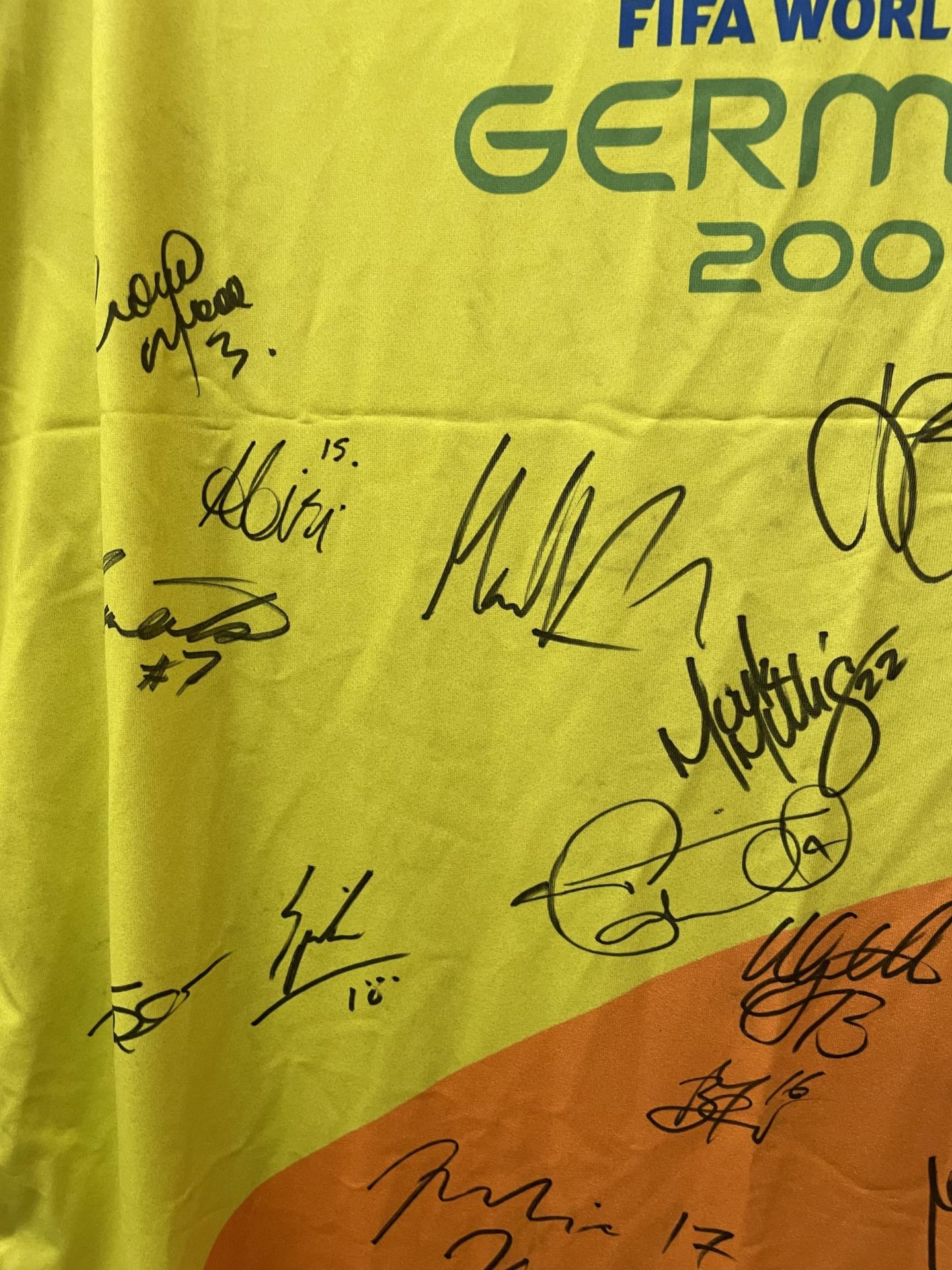 A FIFA WORLD CUP 2006 GERMANY SIGNED FLAG - Image 3 of 8