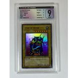 A GRADED YU-GI-OH! CARD - 2004 KOREAN GARNECIA ELEFANTIS METAL RAIDERS MRD-125 HOLO - GRADE 9