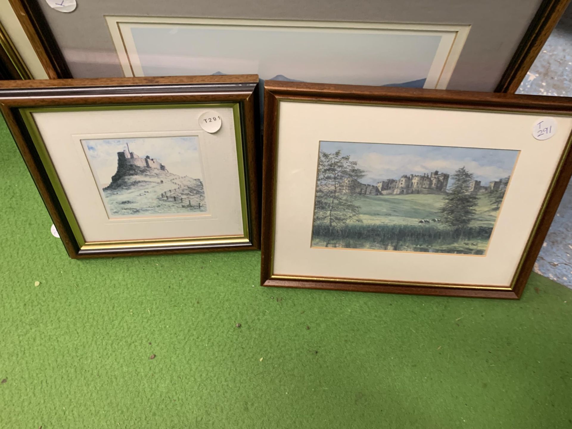 FOUR FRAMED PRINTS TO INCLUDE CASTLES, ETC - Image 2 of 3