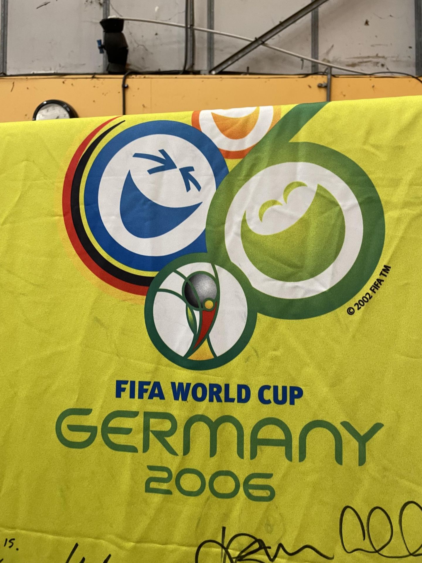 A FIFA WORLD CUP 2006 GERMANY SIGNED FLAG - Image 2 of 8