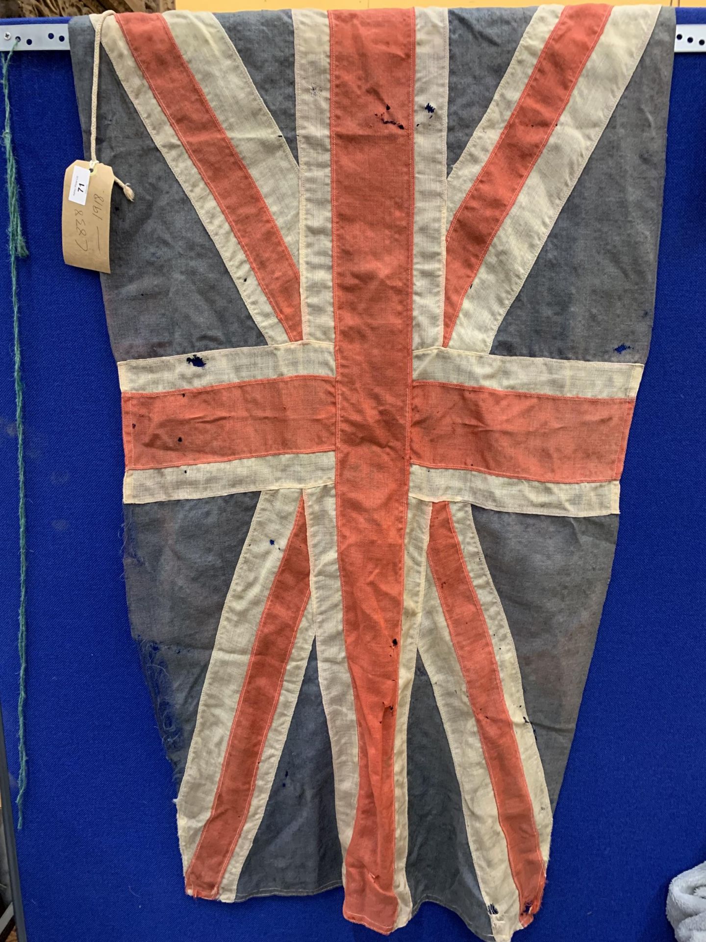 A 1918 WWI GREAT BRITAIN UNION JACK FLAG