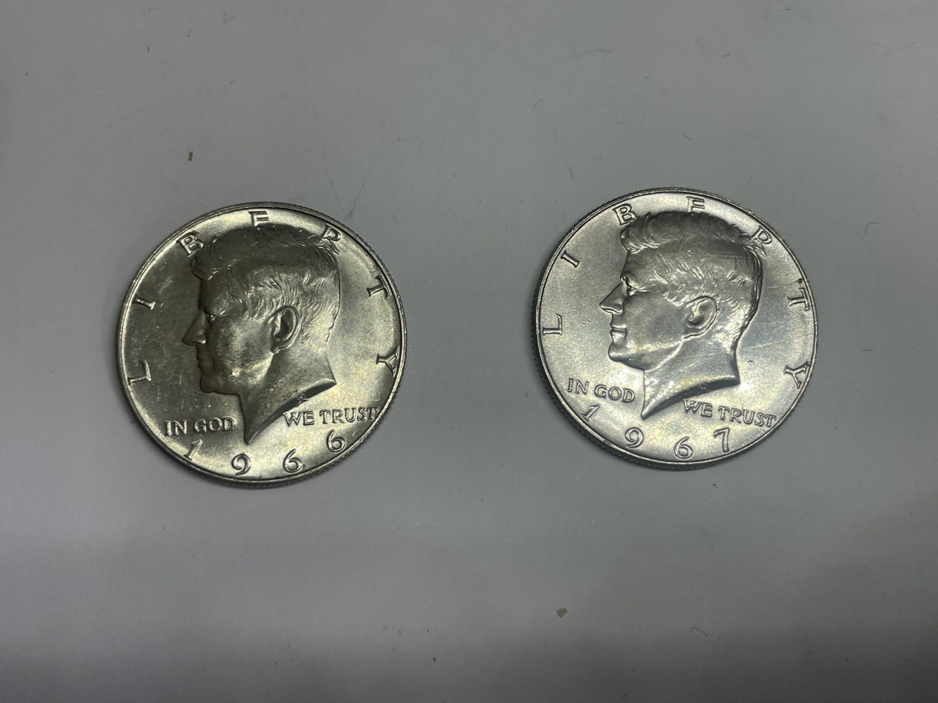 TWO AMERICAN 1967 COINS