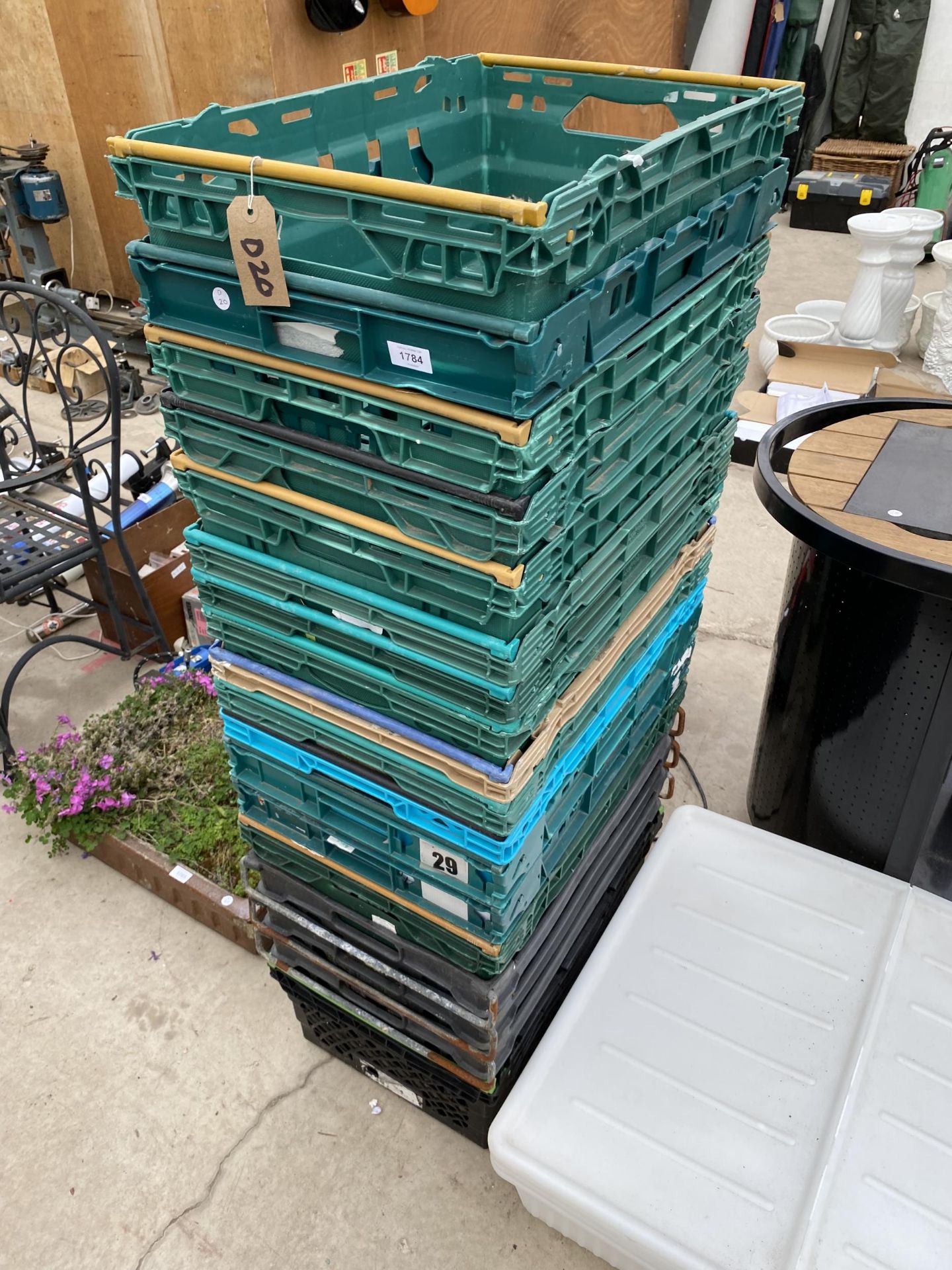 A LARGE QUANTITY OF STACKING BREAD TRAYS