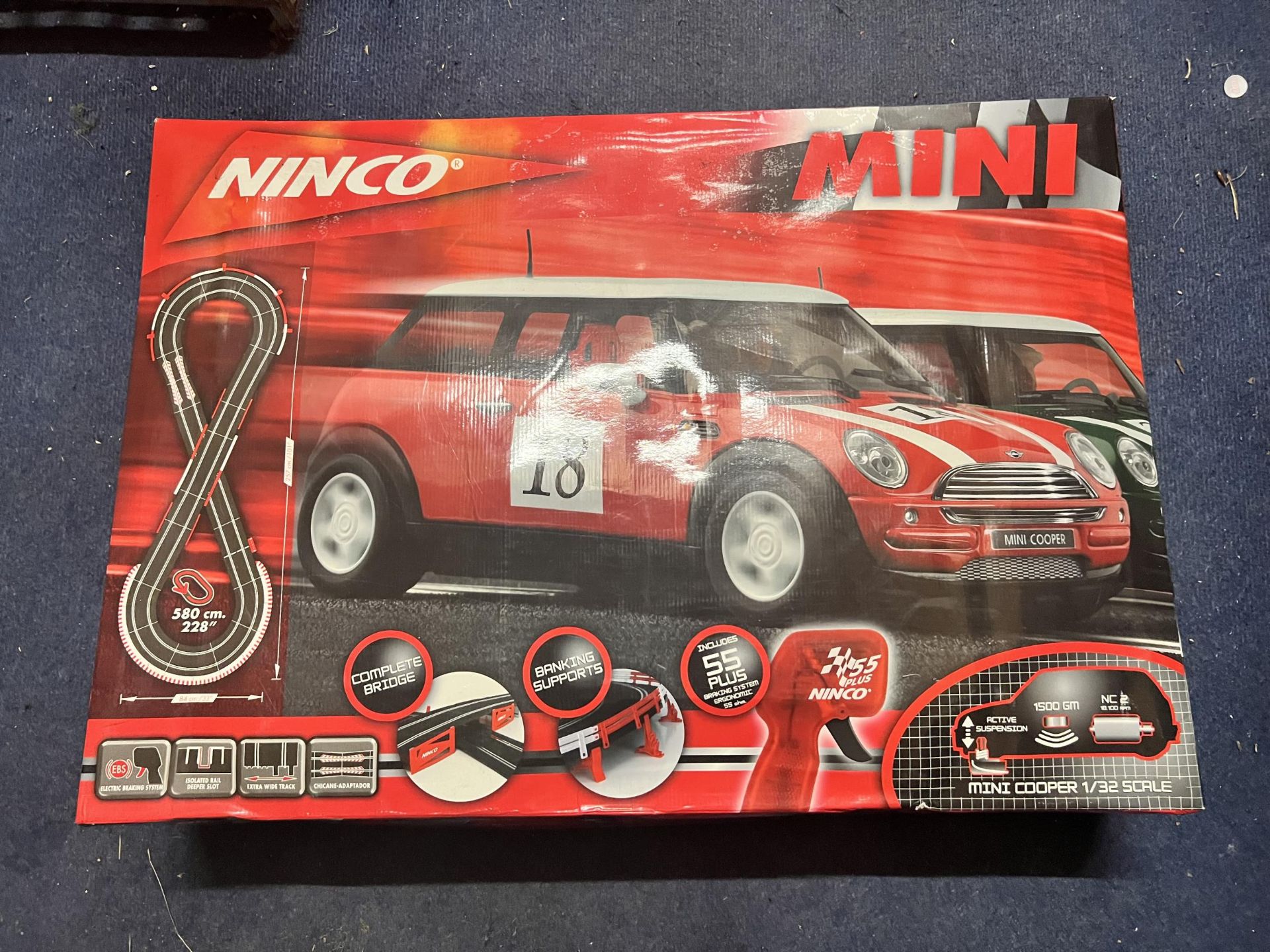 A 'NINCO' MINI CAR SCALEXTRIC STYLE SET IN BOX