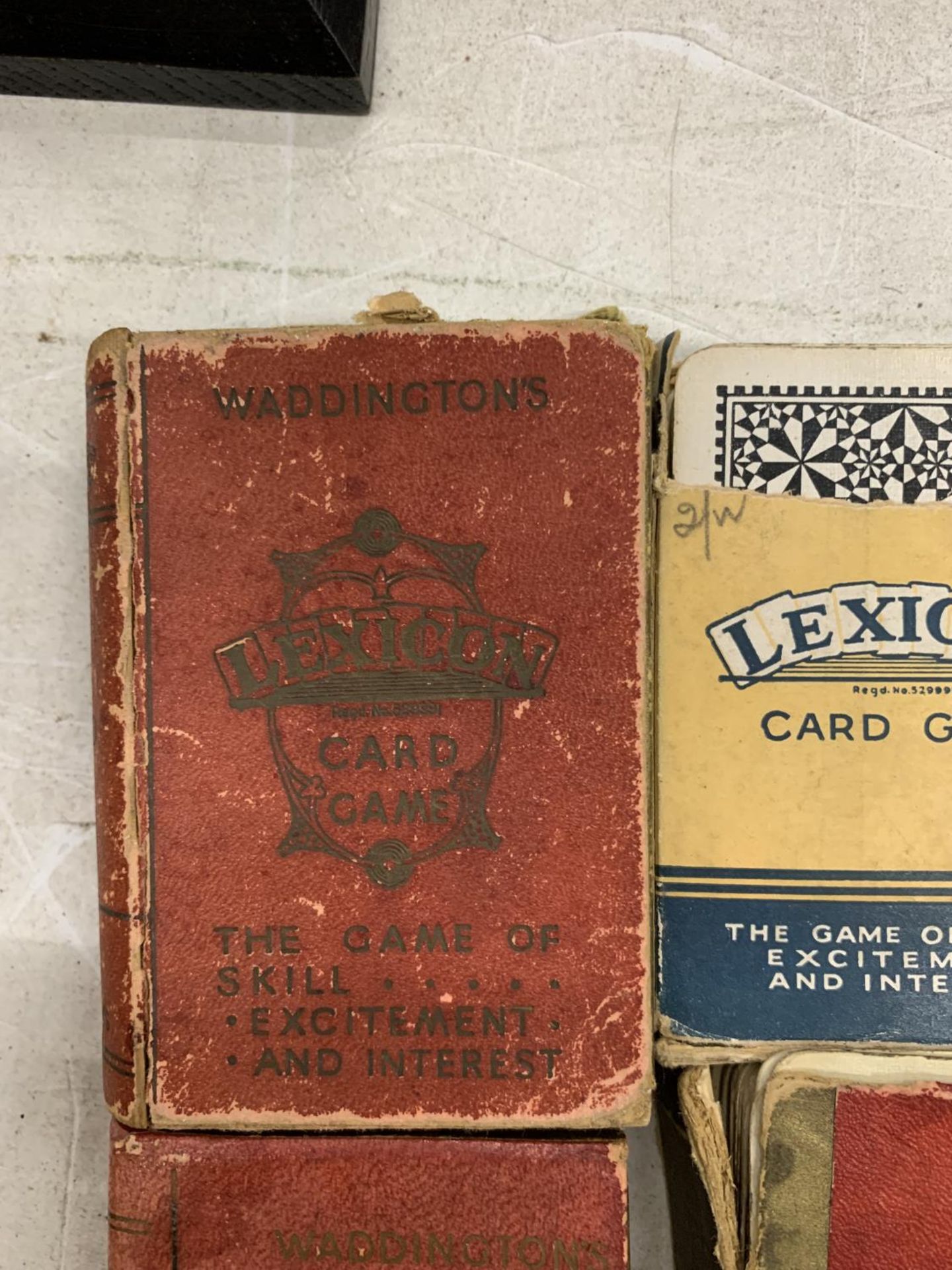 FOUR VINTAGE PACKS OF LEXICON IN ORIGINAL CASES TO INCLUDE WADDINGTON - Image 2 of 5