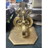 A GILDED LATE VICTORIAN WALL BRACKET