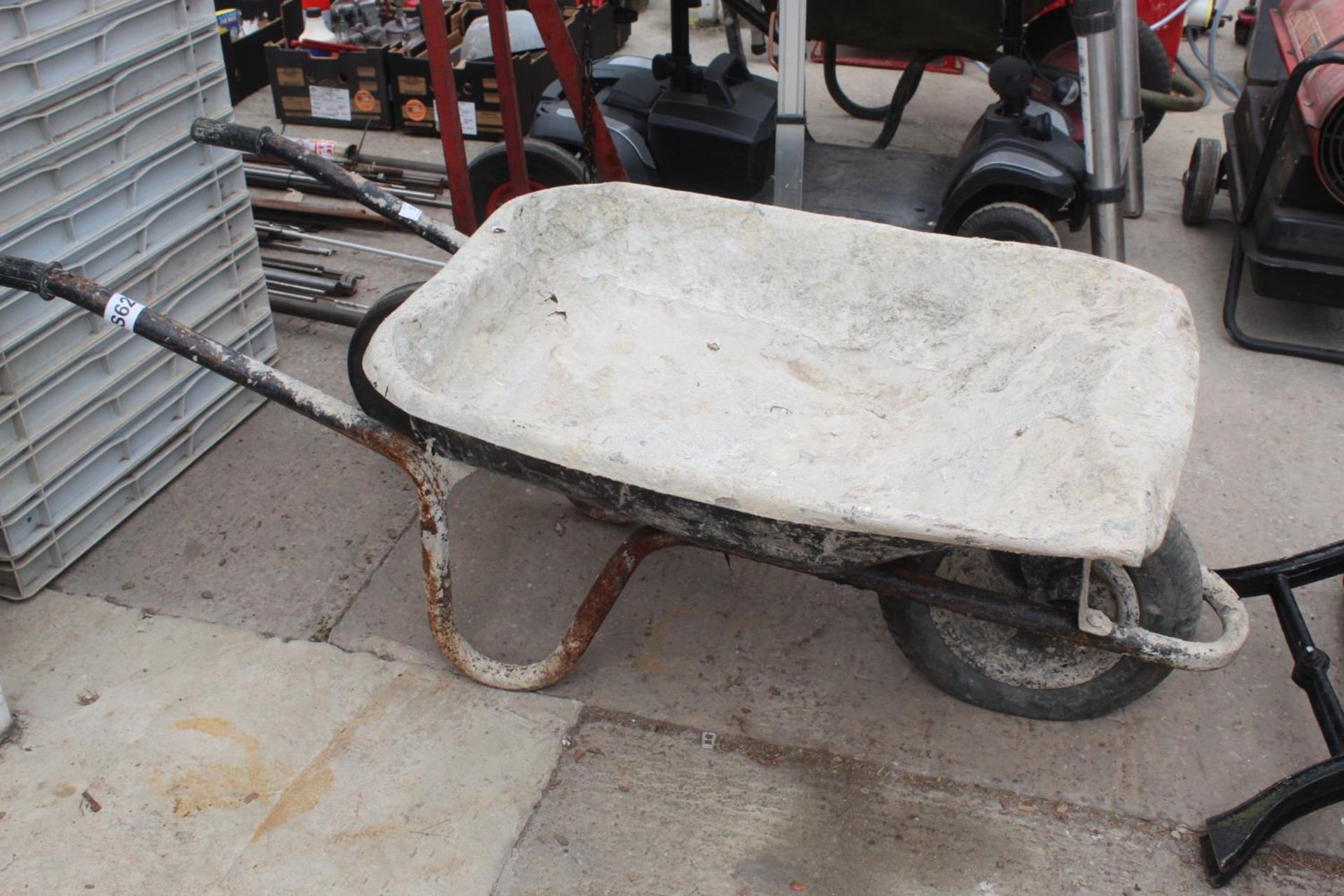 A WHEEL BARROW - NO VAT