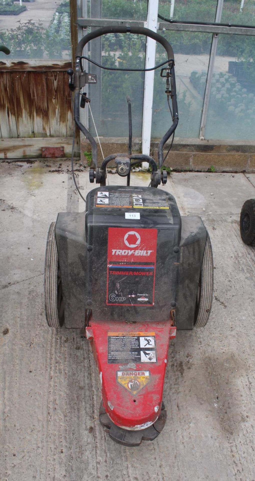 A TROY-BILT PETROL TRIMMER/MOWER BELIEVED IN WORKING ORDER BUT NO WARRANTY GIVEN NO-VAT - Image 2 of 4