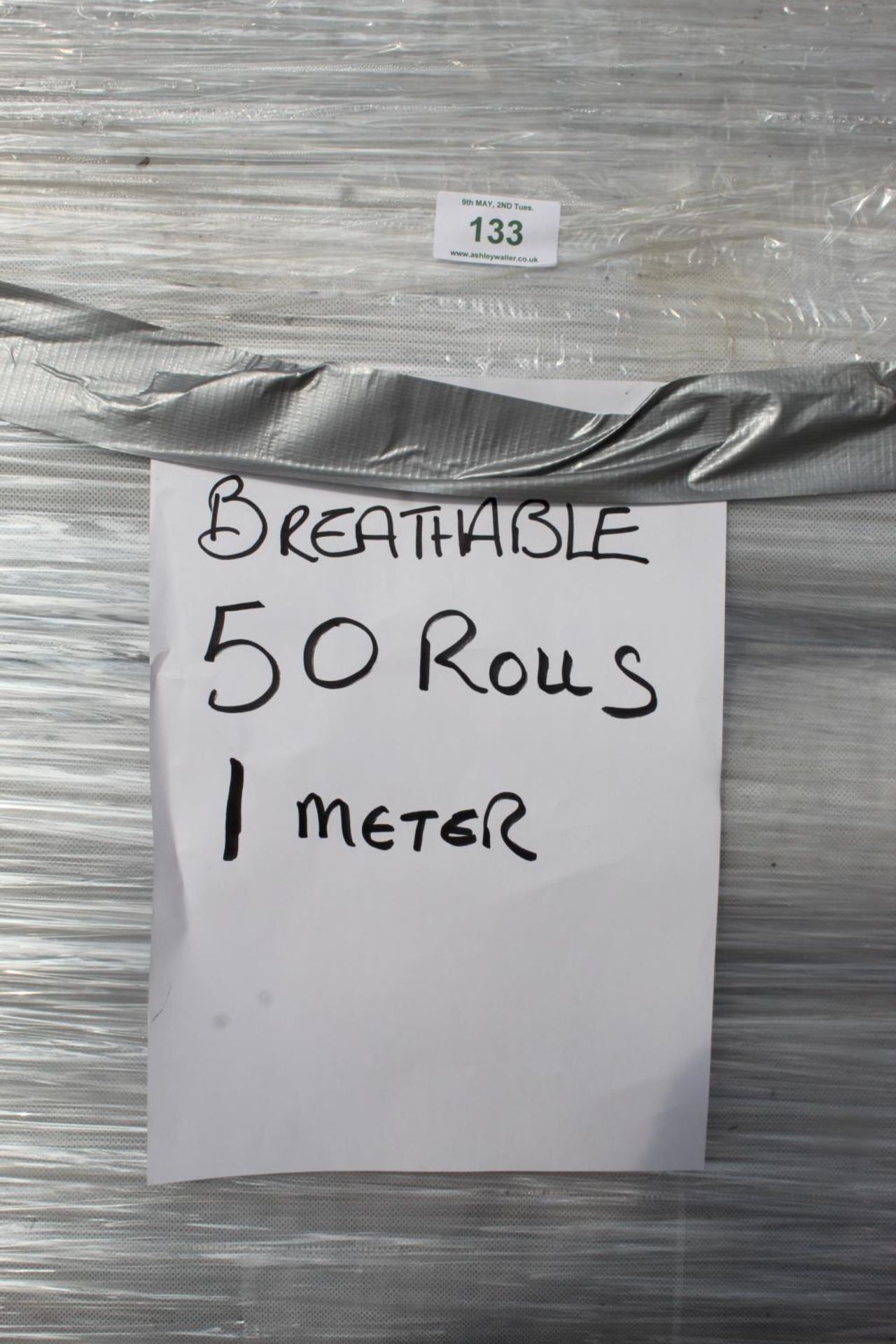 54 ROLLS BREATHABLE FELT - NO VAT - Image 2 of 2