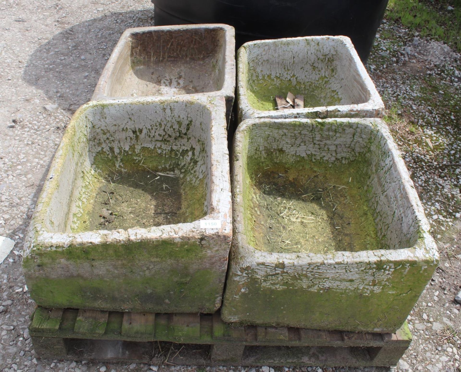 4 PIG TROUGHS NO VAT