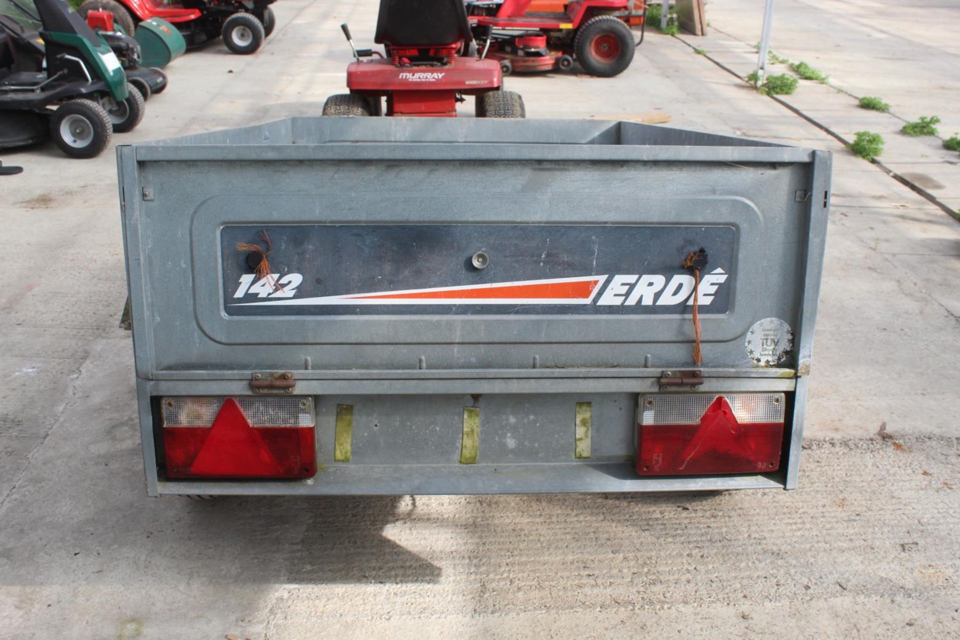 ERDE 142 CAR TRAILER NO VAT - Image 3 of 4