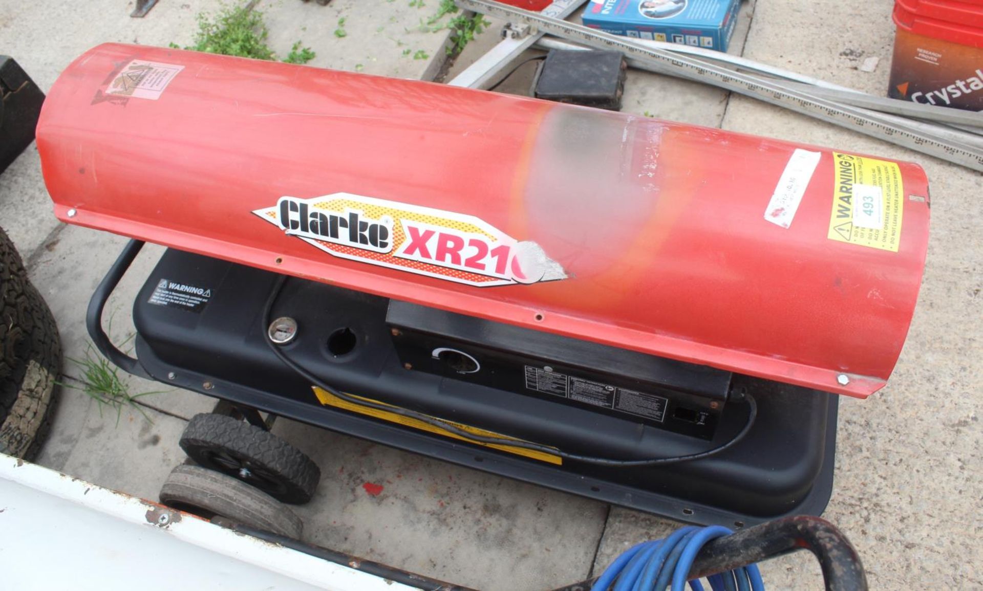 CLARKE XR210 SPACE HEATER NO VAT - Image 2 of 3