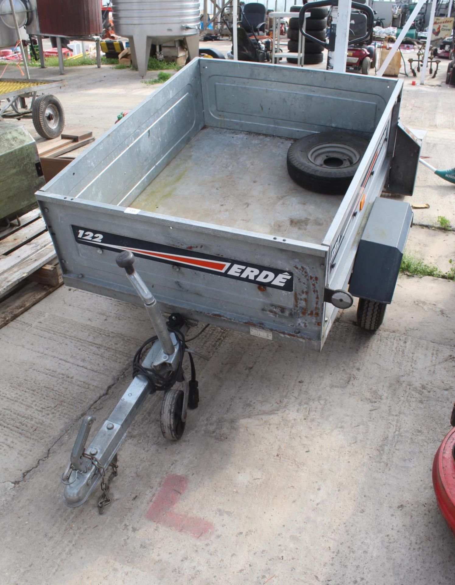 ERDE 122 CAR TRAILER NO VAT - Image 3 of 3