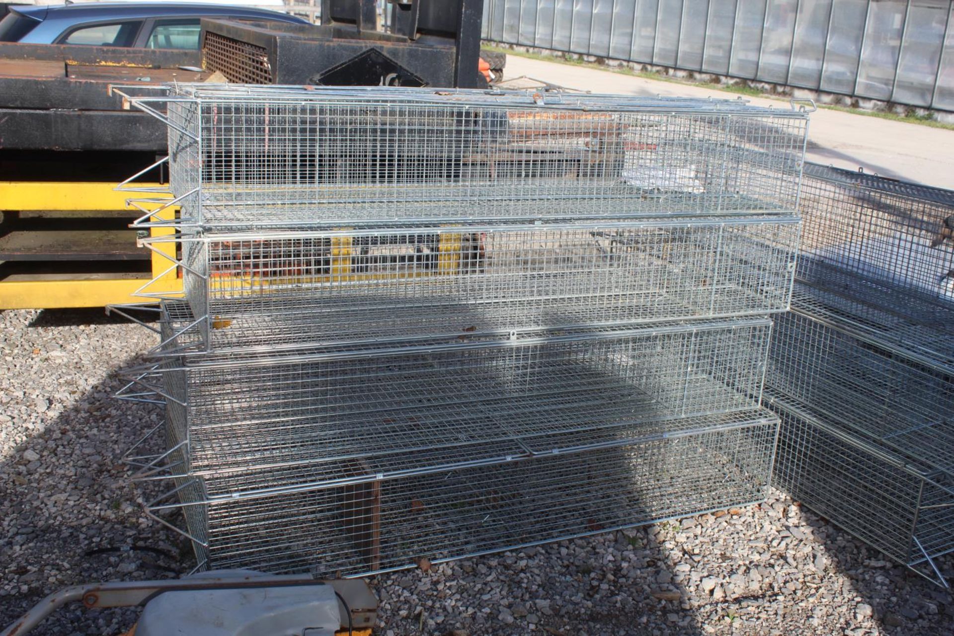 4 METAL CAGES NO VAT