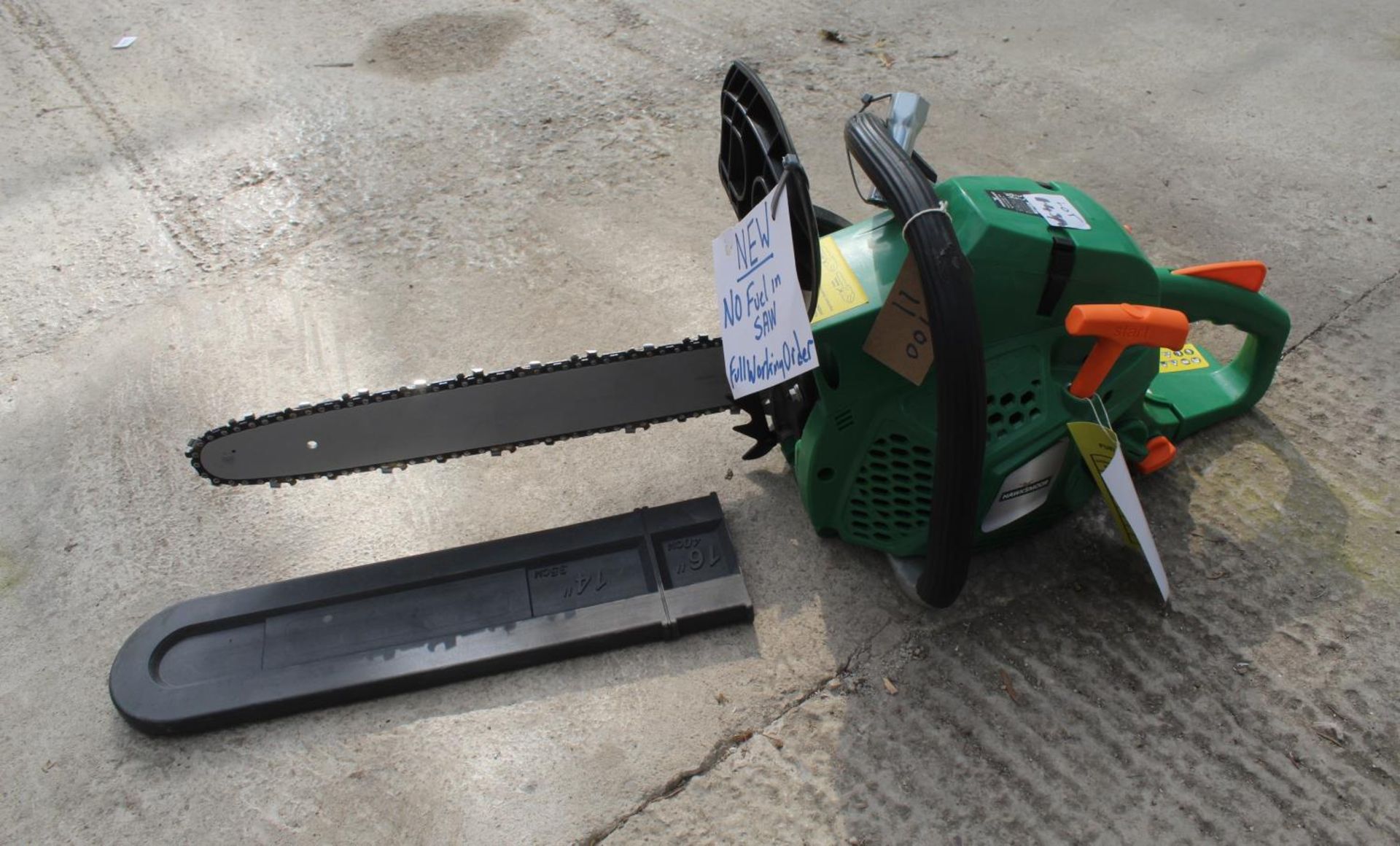 NEW HAWKSMOOR 53CC 20" CHAIN SAW WITH EASY START NO VAT