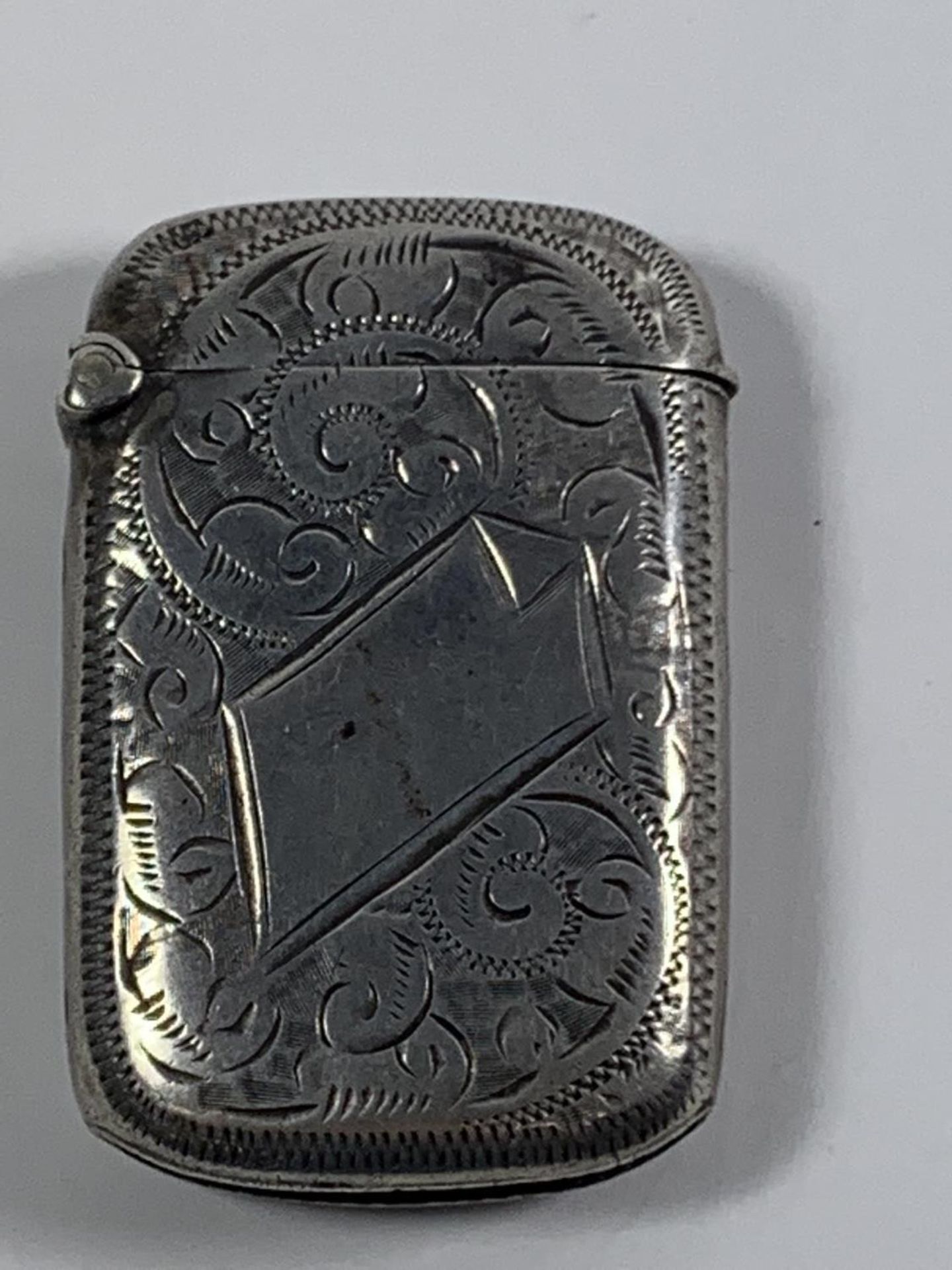 A SILVER VESTA CASE