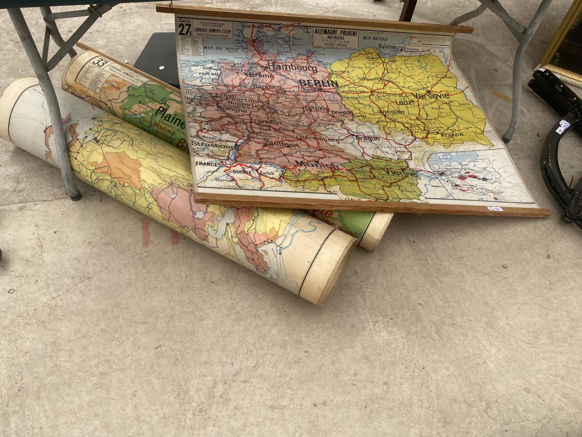 A GROUP OF VINTAGE MAPS