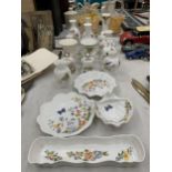 A COLLECTION OF AYNSLEY COTTAGE GARDEN CERAMICS ETC