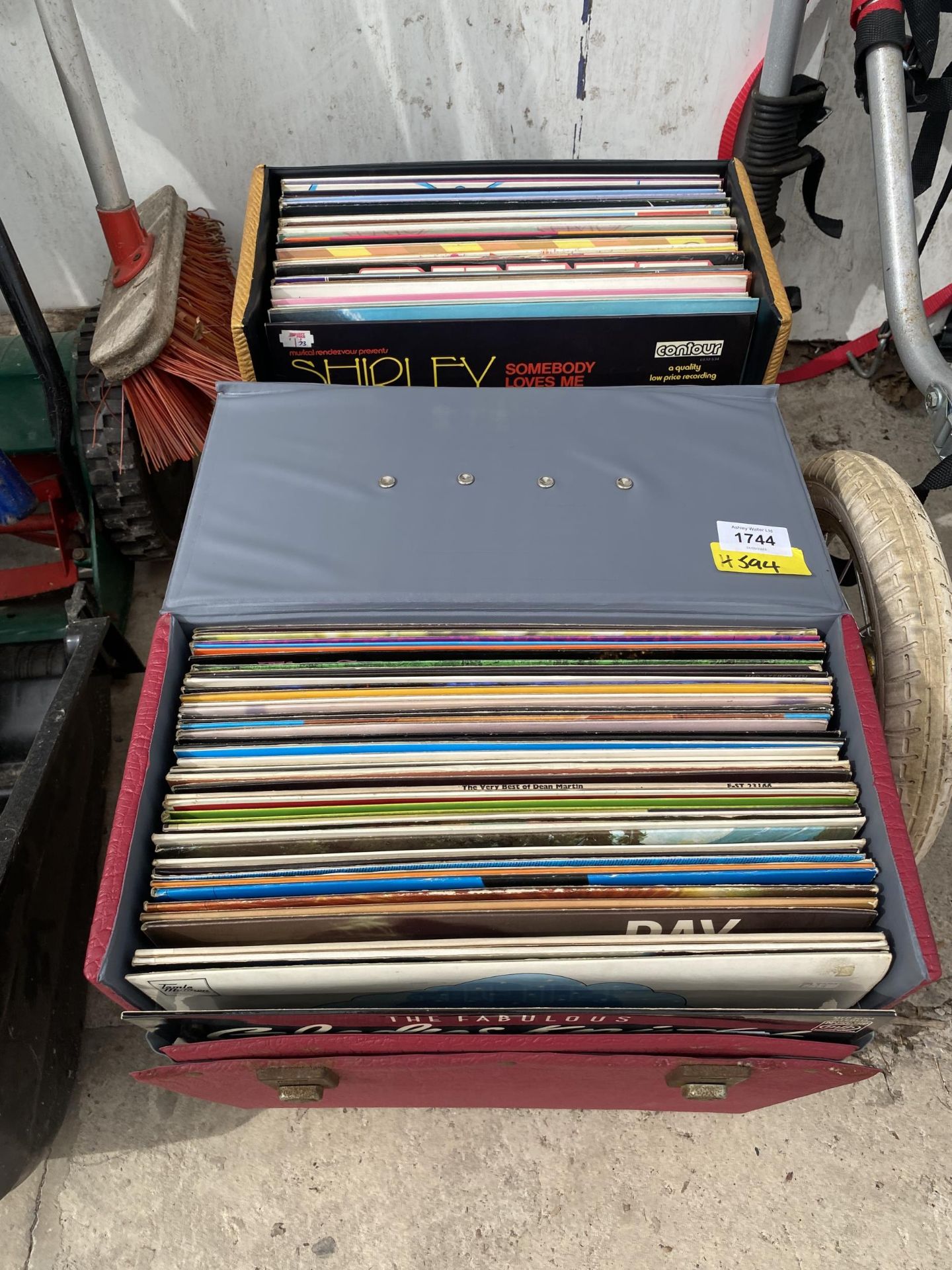 TWO BOXES OF ASSORTED LP VINYL RECORDS