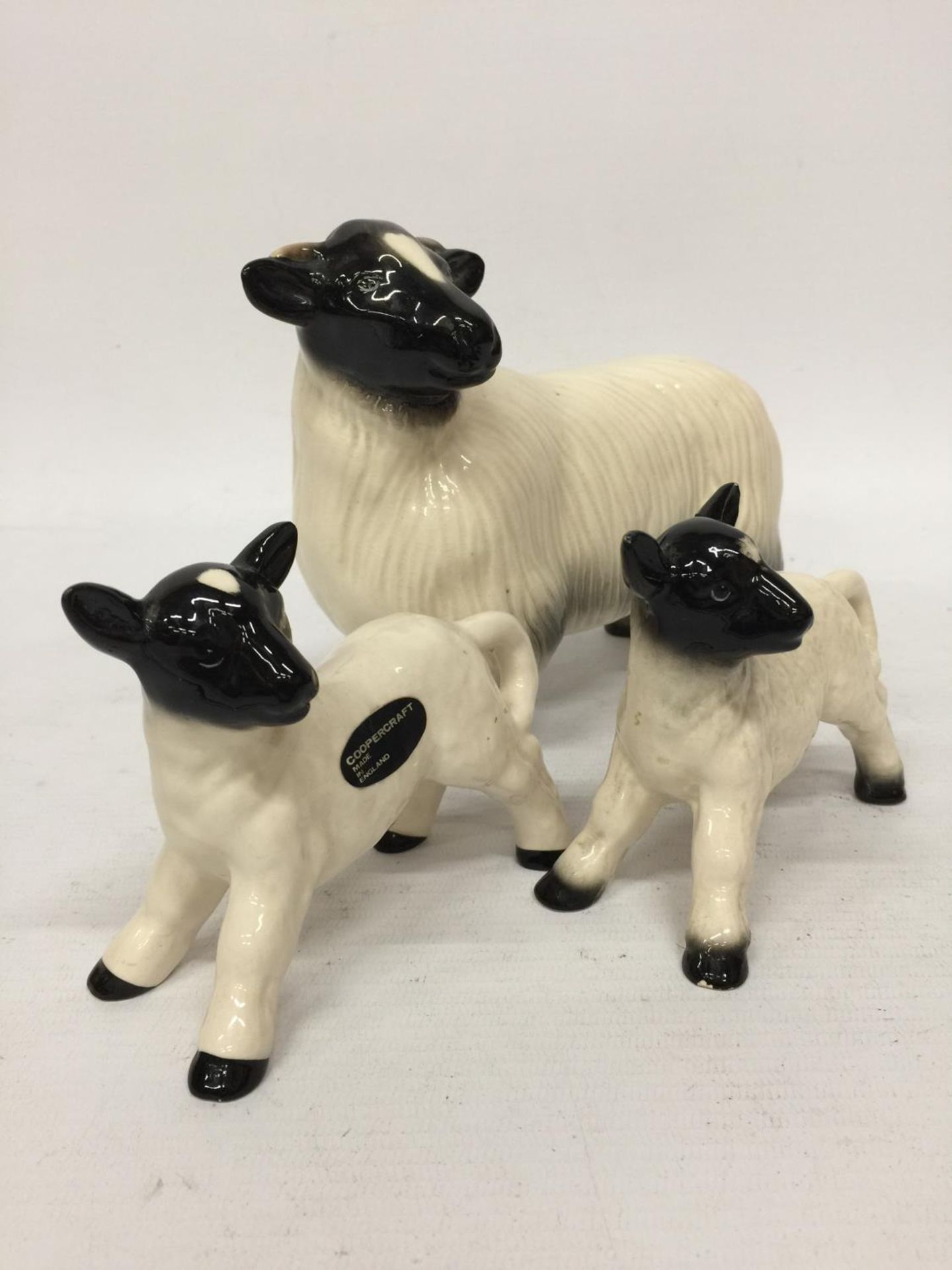 A COOPERCRAFT SHEEP WITH TWO LAMBS - Image 2 of 4