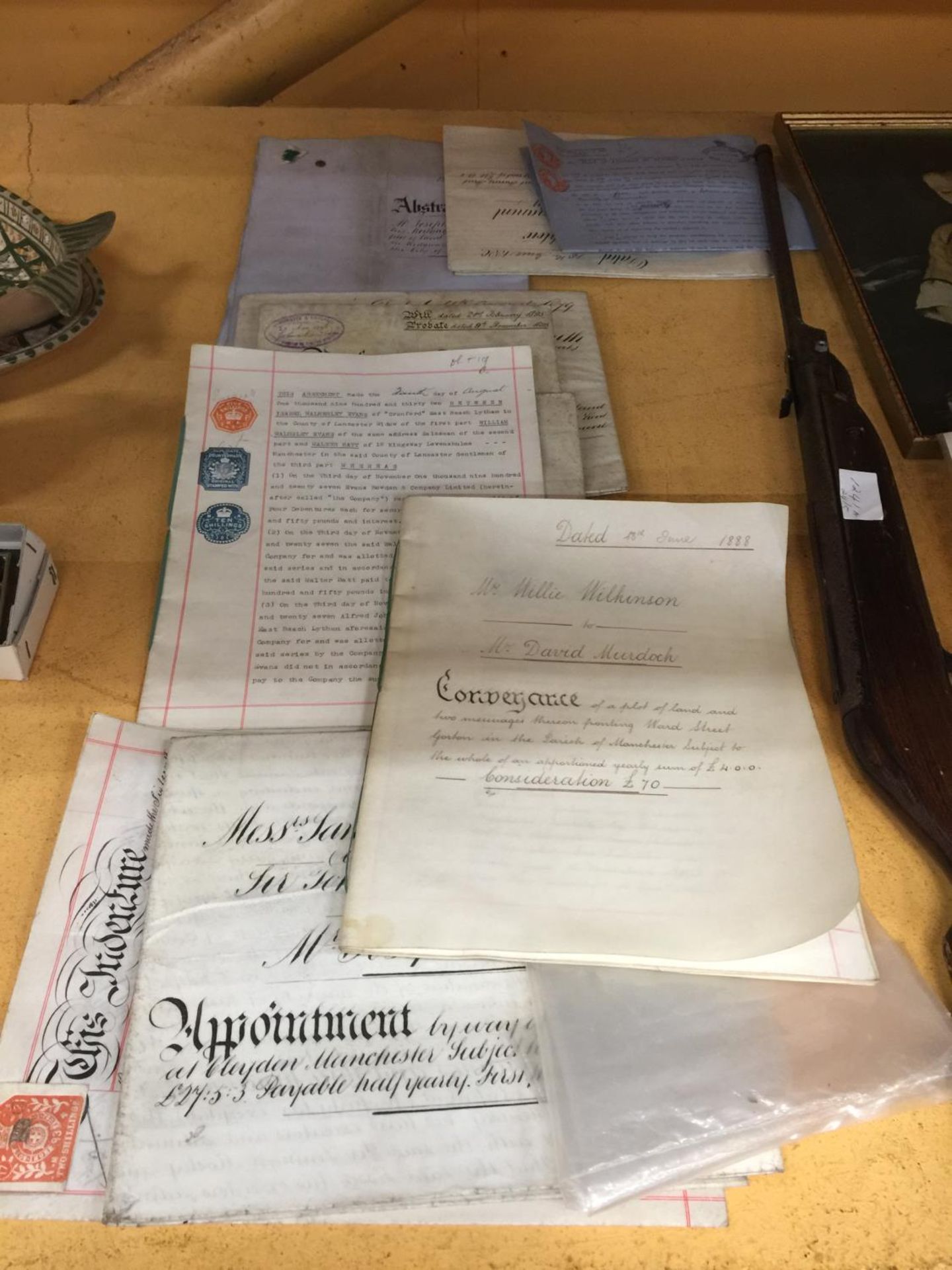 A COLLECTION OF VICTORIAN INDENTURES