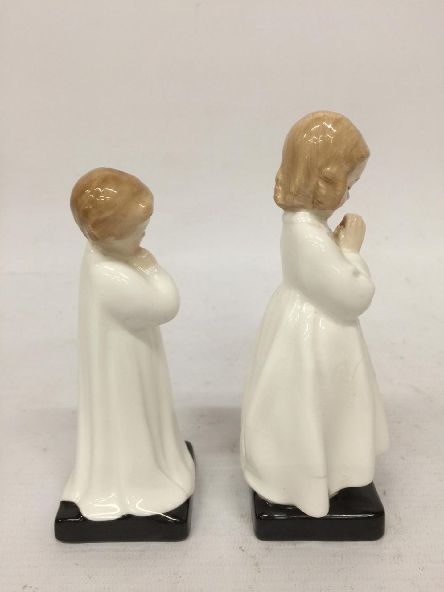 TWO ROYAL DOULTON FIGURES - BEDTIME (A/F) & DARLING - Image 2 of 4