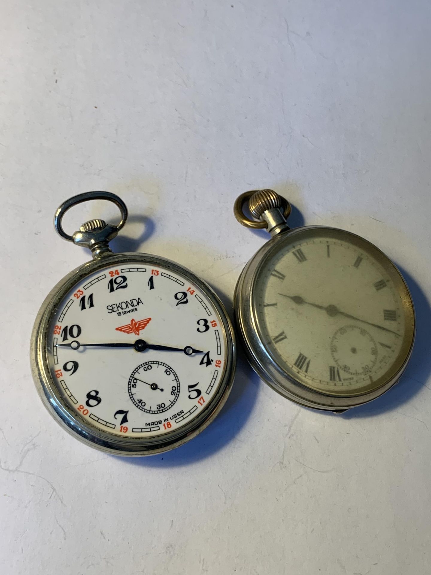 TWO POCKET WATCHES