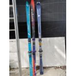 THREE SETS OF SKIIS ATOMIC, KASTLE & SPORT FIREBIRD