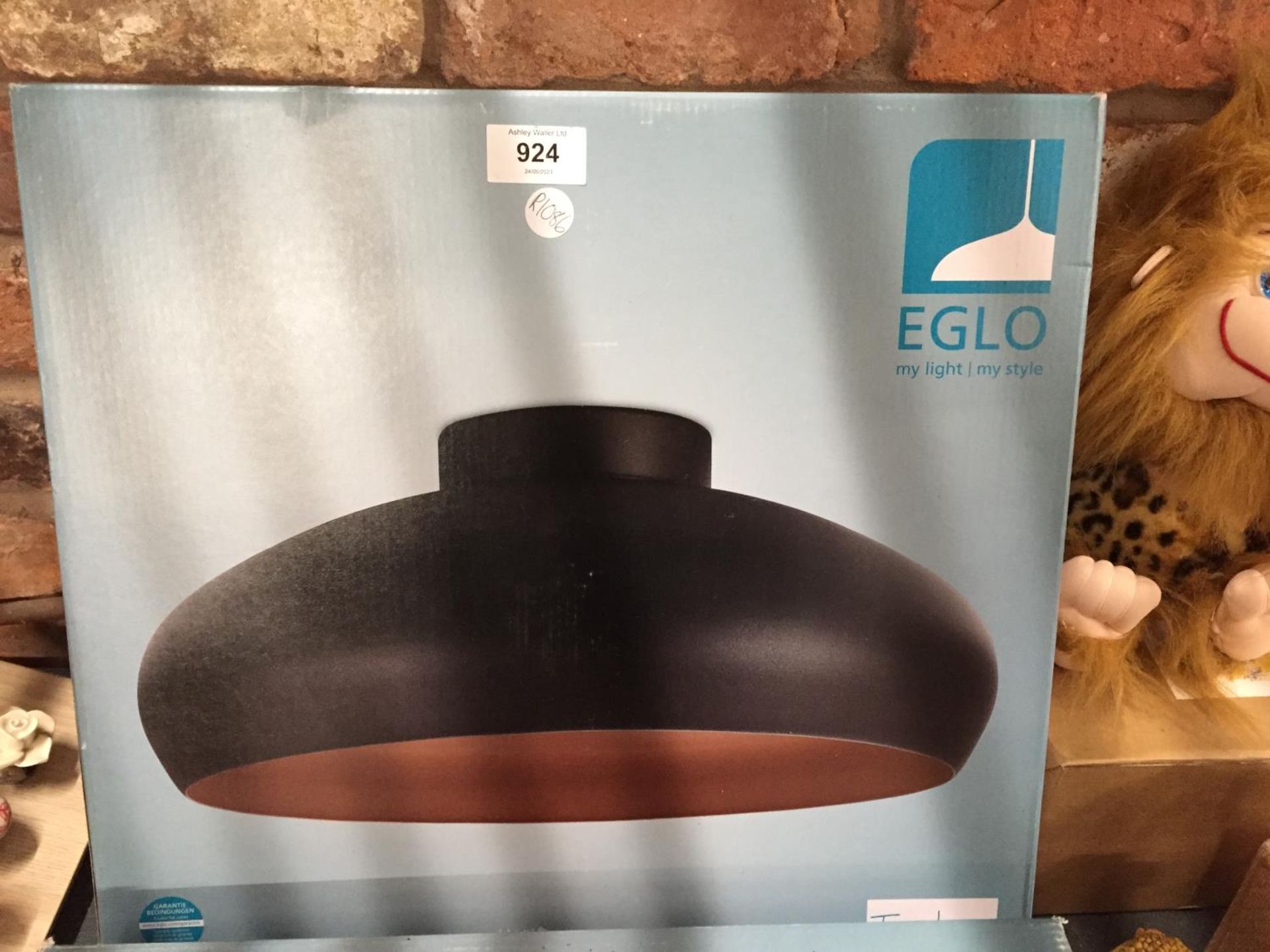 TWO BOXED 'EGLO' CEILING LIGHT SHADES - Image 2 of 2