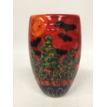 AN ANITA HARRIS BAT VASE - 19.5 CM