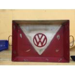 A METAL VW DRINKS TRAY