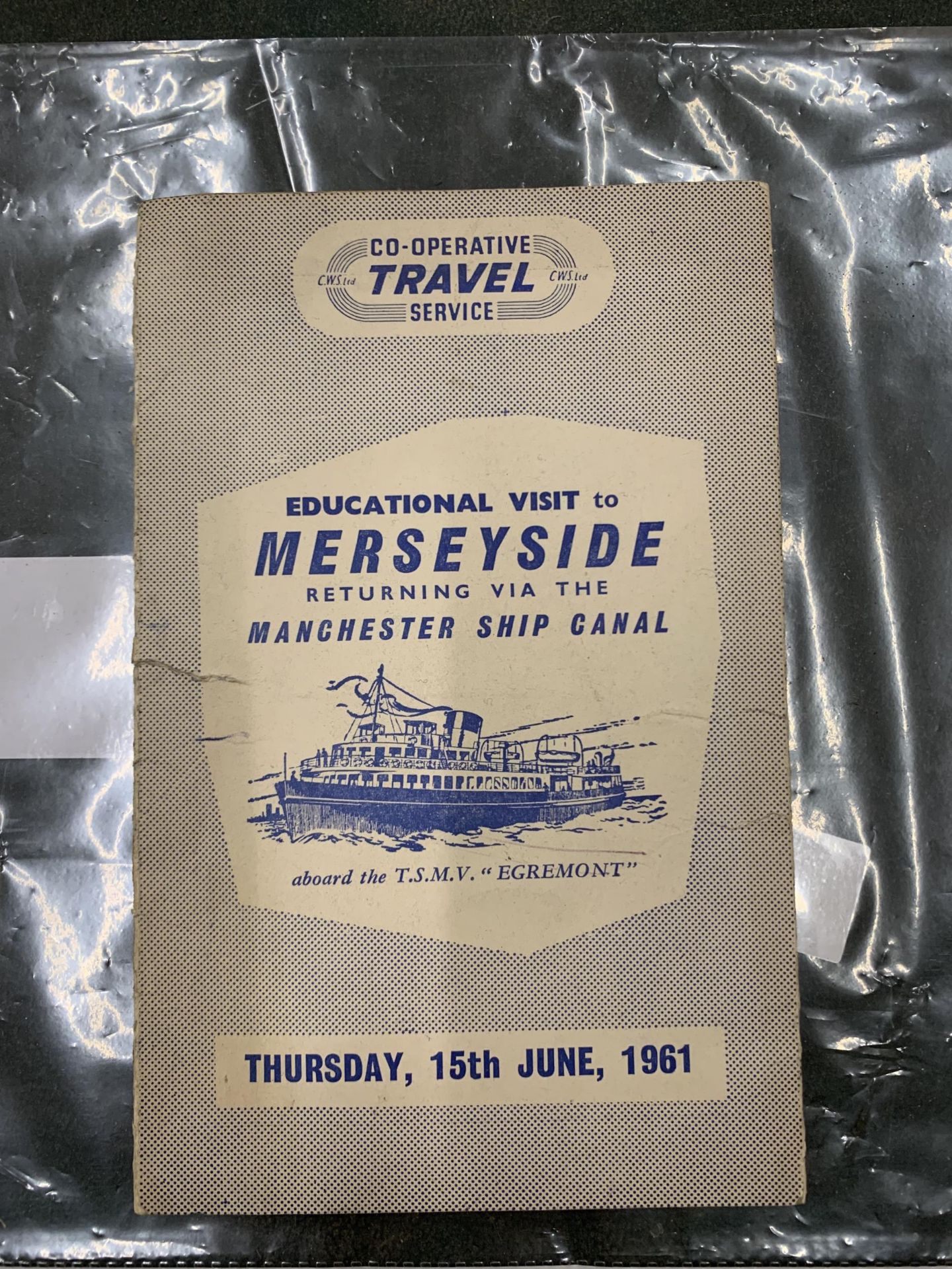 A MERSEYSIDE VIA MANCHESTER SHIP CANAL 1961 BOOK