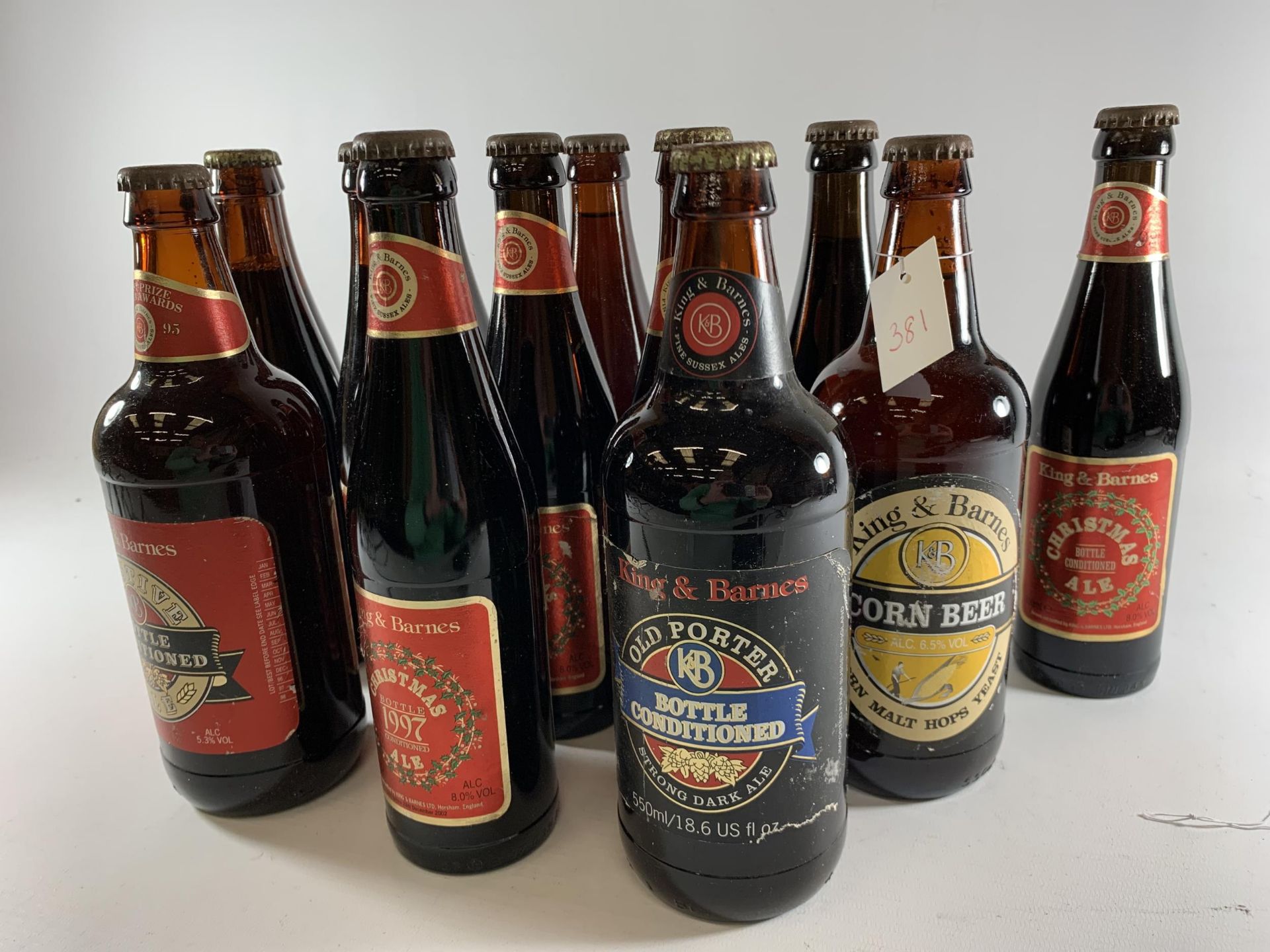 13 X MIXED BOTTLES - PORTERS, CHRISTMAS ALES ETC - Image 3 of 3