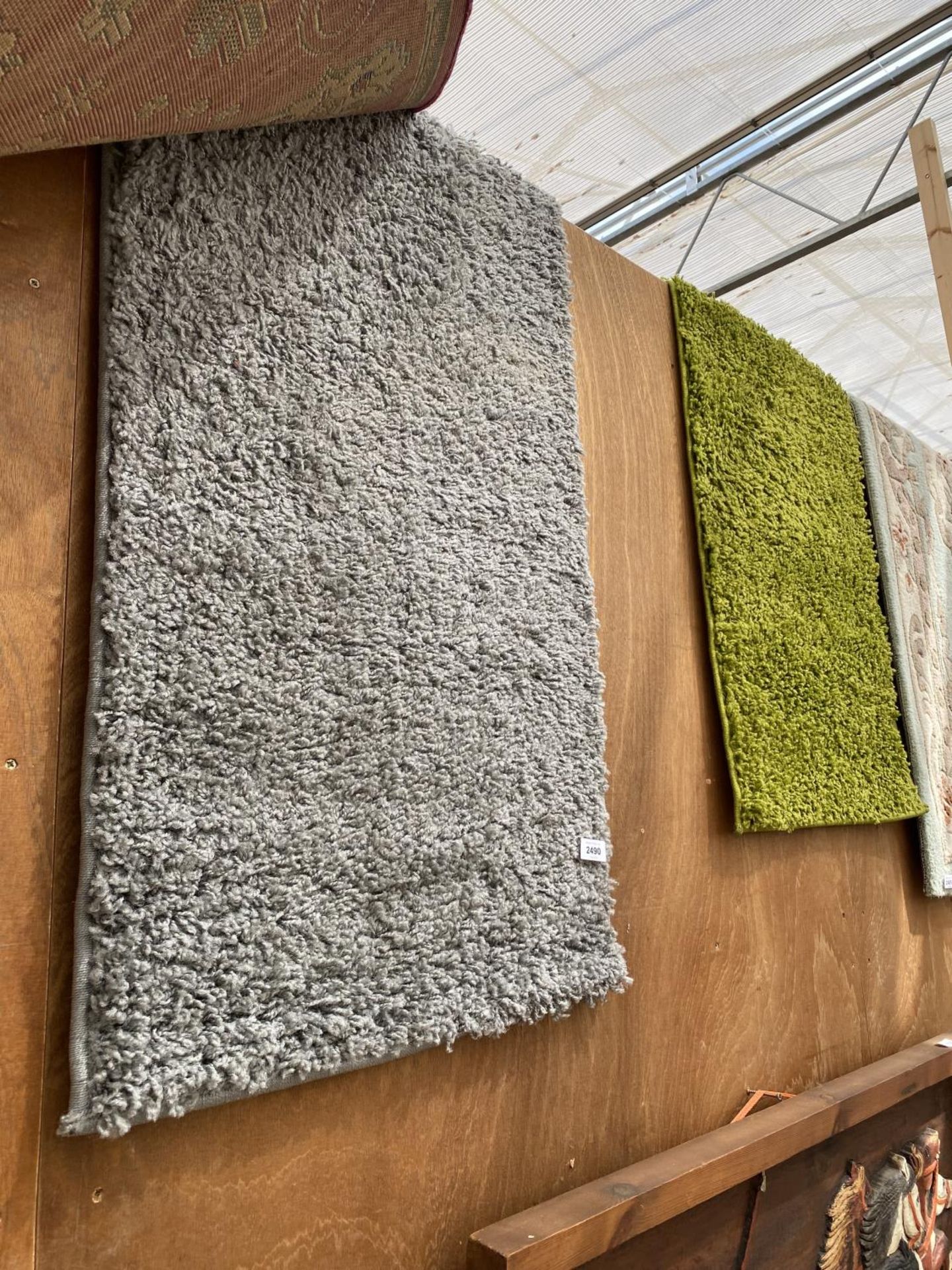 TWO MODERN RUGS