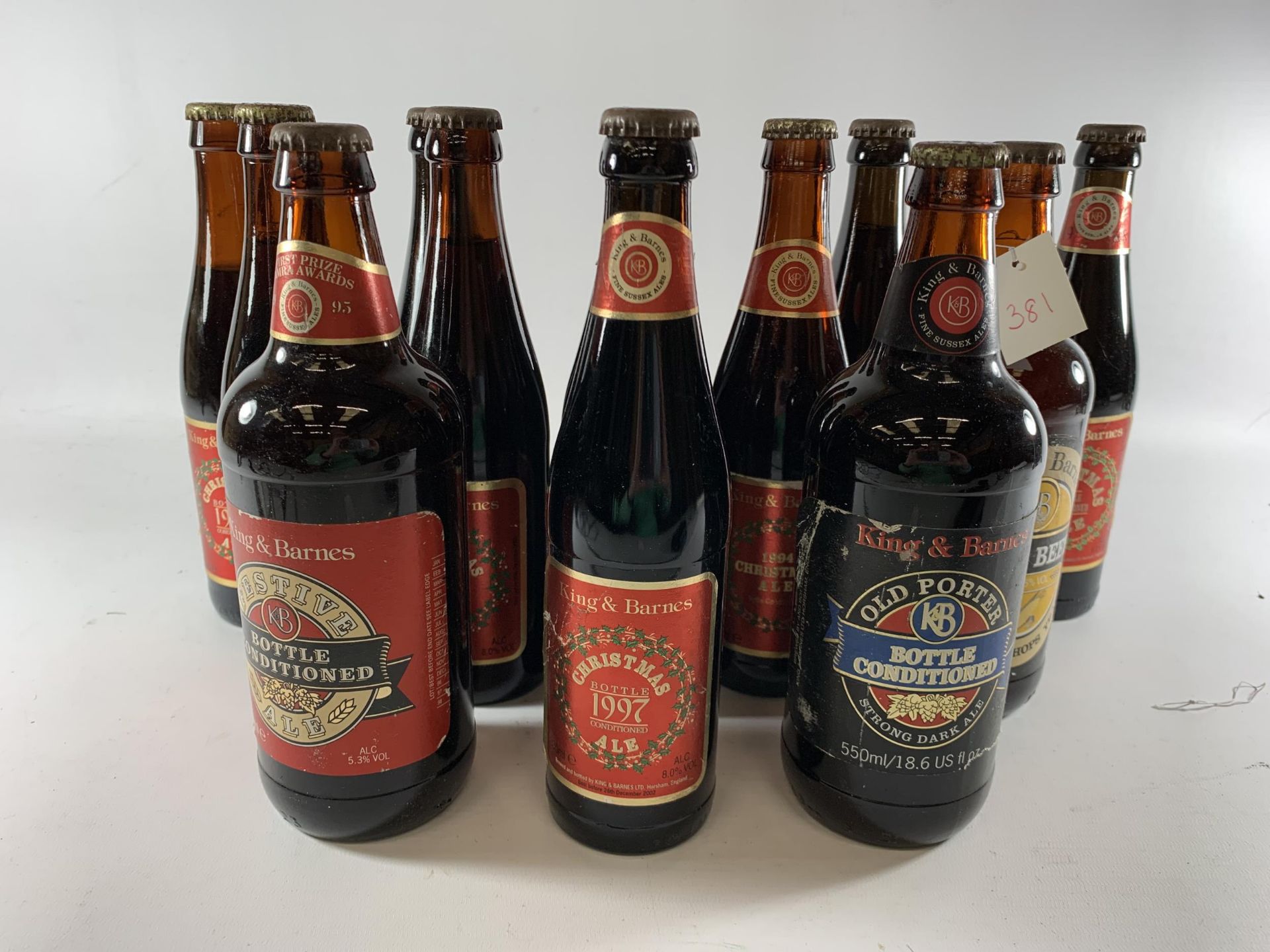 13 X MIXED BOTTLES - PORTERS, CHRISTMAS ALES ETC - Image 2 of 3