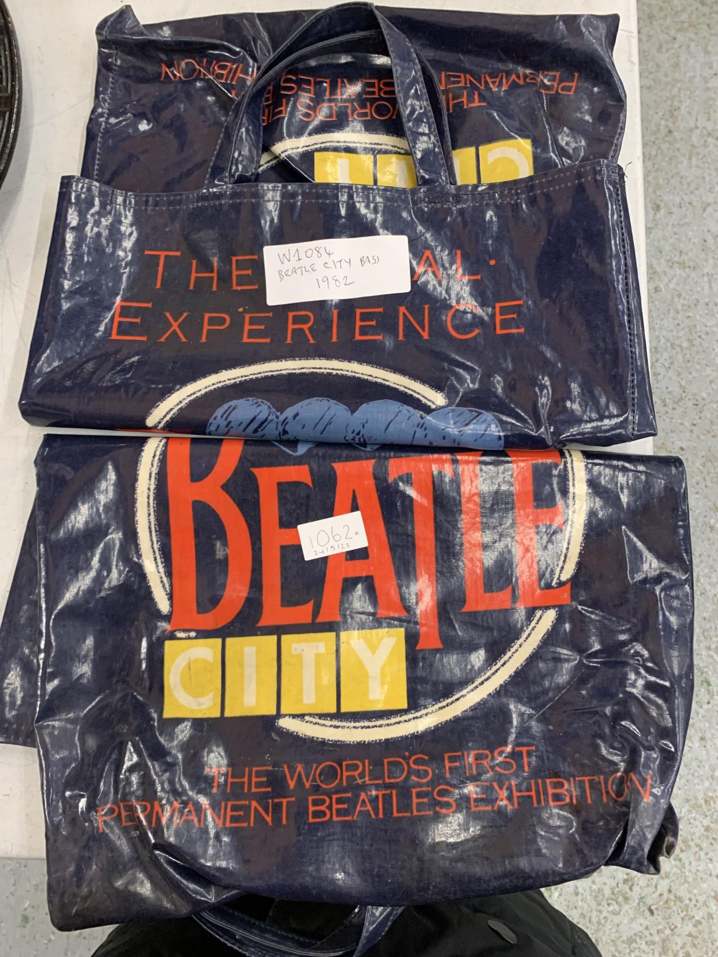 TWO BEATLES THE TOTAL EXPERIENCE BAGS