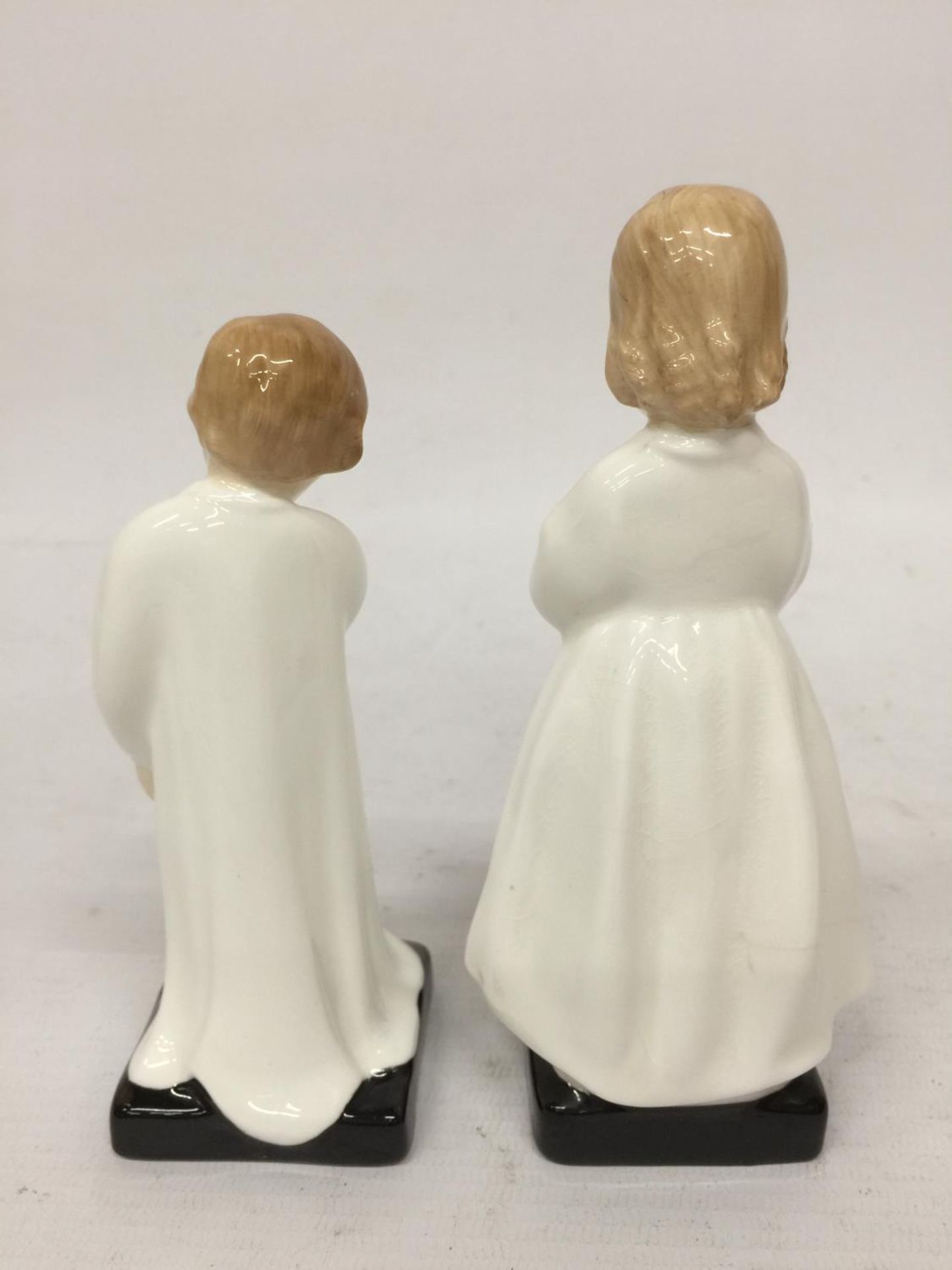 TWO ROYAL DOULTON FIGURES - BEDTIME (A/F) & DARLING - Image 3 of 4