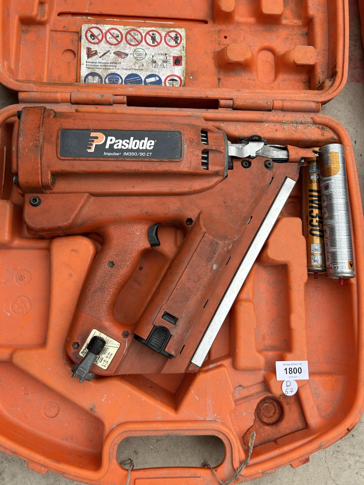 A BOXED PASLODE IMPULSE IM 350/90 CT NAIL GUN - Image 2 of 2