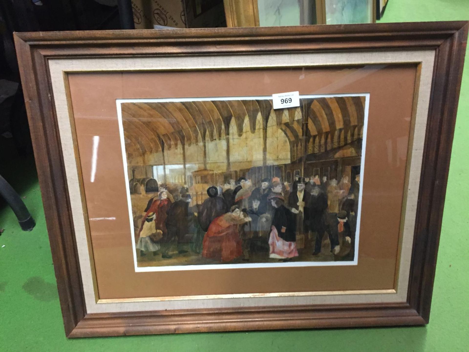 TWO FRAMED PRINTS OF A VINTAGE TOWN (CHESTER?) - Image 2 of 5