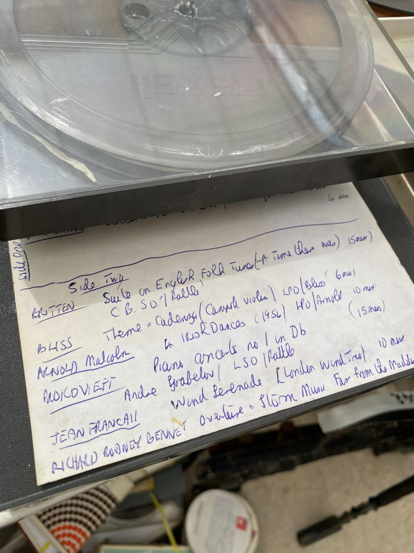 A LARGE COLLECTION OF REEL RECORDING TAPES IN BOXES - Image 7 of 7