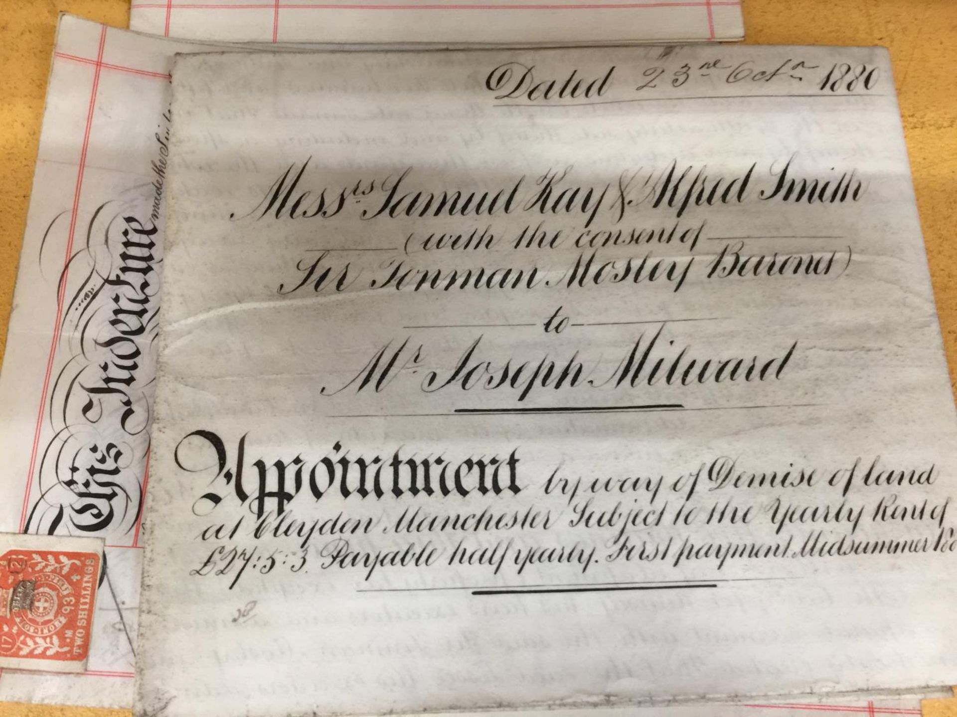 A COLLECTION OF VICTORIAN INDENTURES - Image 2 of 5