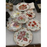 A COLLECTION OF ROYAL LEGION POPPY DESIGN CABINET PLATES