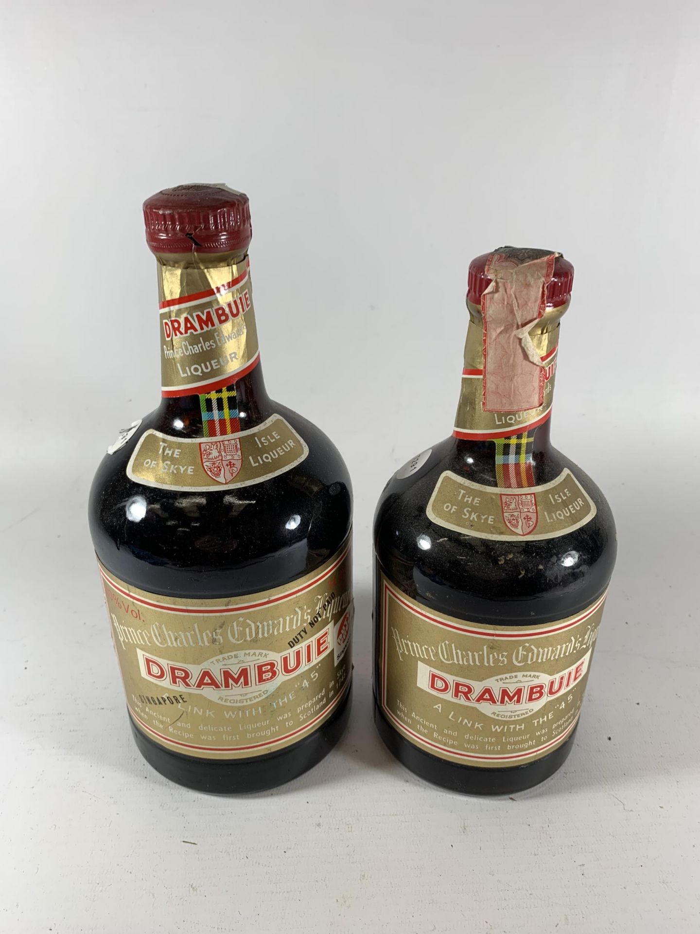 2 X BOTTLES - THE ISLE OF SKYE PRINCE CHARLES LIQUEUR