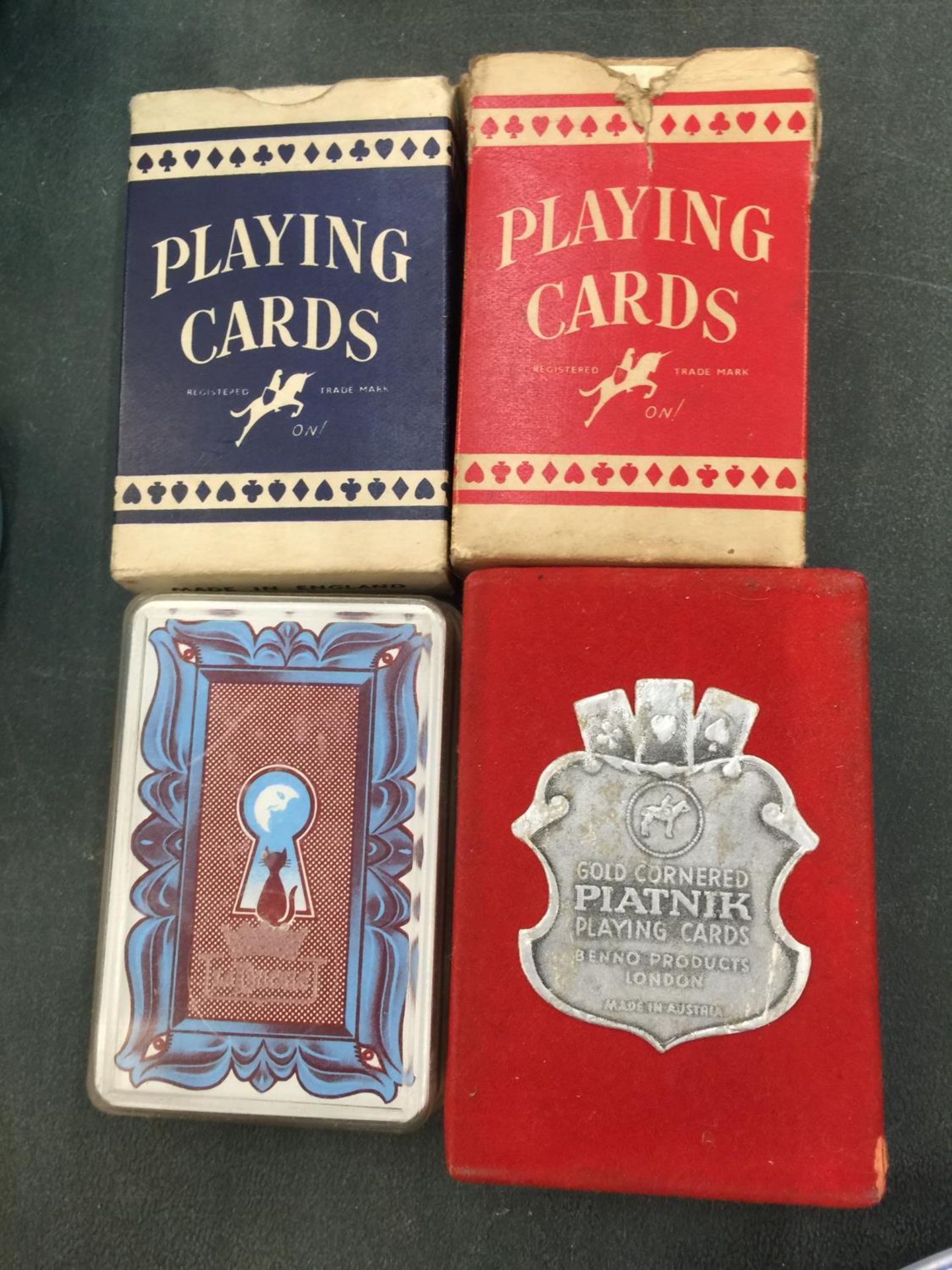 FOUR PACKETS OF VINTAGE PLAYING CARDS - Image 2 of 2