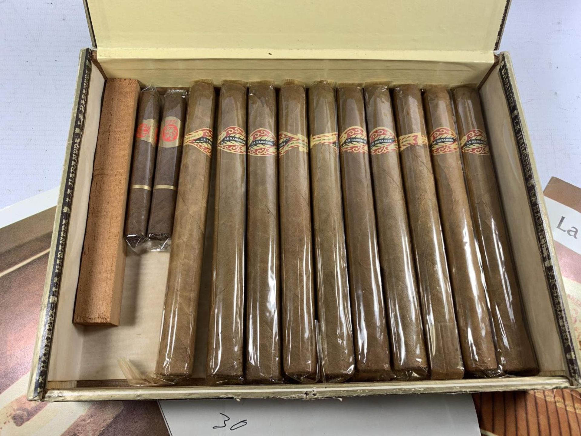 TEN LA HABANERA CIGARS AND TWO HENRY WINTERMANS I A LA HABERNA BOX - Image 2 of 2