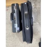 TWO ITEMS - CUSTOM BRIEFCASE AND SAMSONITE LAPTOP CASE