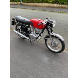 A 1966 GILERA 124 SPORT MOTORCYCLE, OHV, 5 SPEED, MATCHING FACTORY NUMBERS, IMPORTED IN APPROX