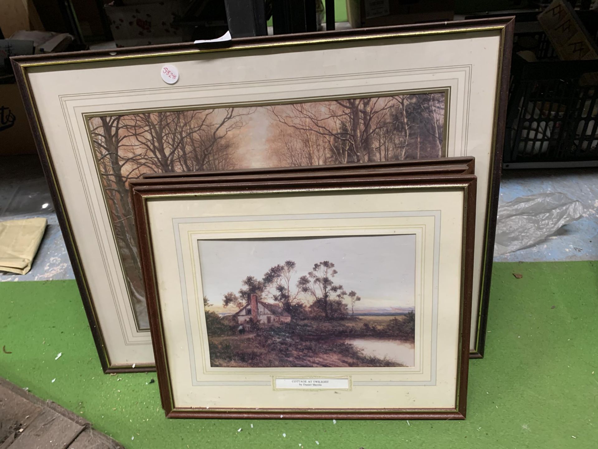 FOUR FRAMED PRINTS TO INCLUDE A JOSEPH FAQUHARSON EXAMPLE