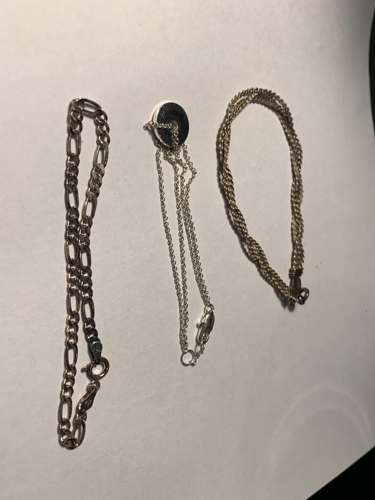 SIX SILVER BRACLETS - Image 2 of 3