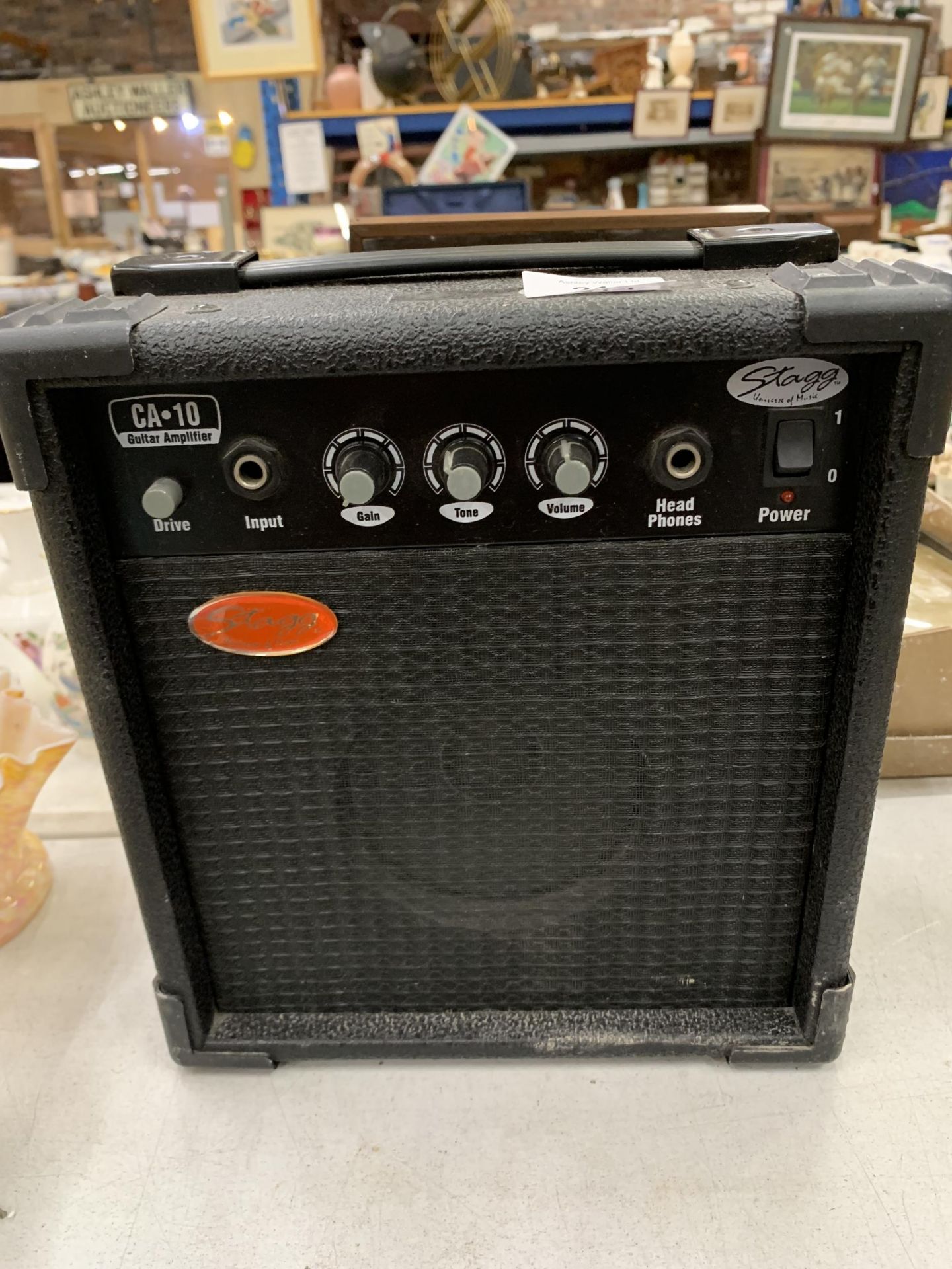 A STAGG GUITAR AMPLIFIER